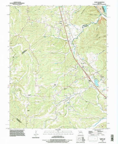 United States Geological Survey Danby, MO (1993, 24000-Scale) digital map