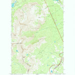United States Geological Survey Dancing Lady Mountain, MT (1968, 24000-Scale) digital map