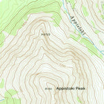United States Geological Survey Dancing Lady Mountain, MT (1968, 24000-Scale) digital map