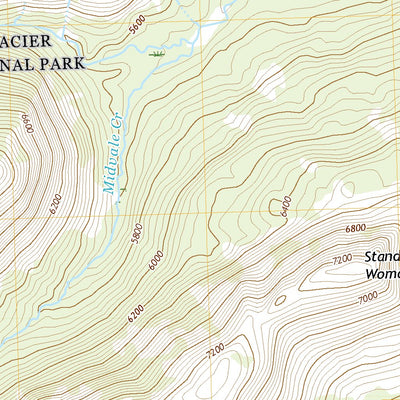 United States Geological Survey Dancing Lady Mountain, MT (2020, 24000-Scale) digital map