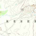 United States Geological Survey Dancing Rocks, AZ (1968, 24000-Scale) digital map
