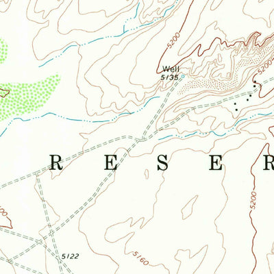 United States Geological Survey Dancing Rocks, AZ (1968, 24000-Scale) digital map