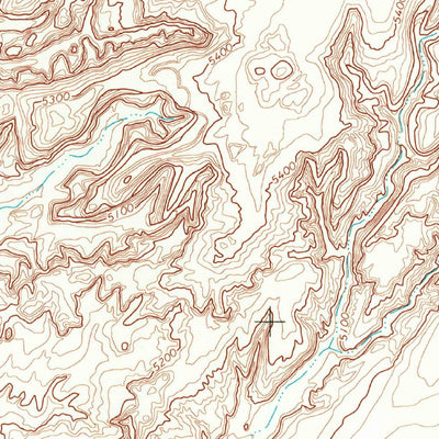 United States Geological Survey Dancing Rocks, AZ (1968, 24000-Scale) digital map