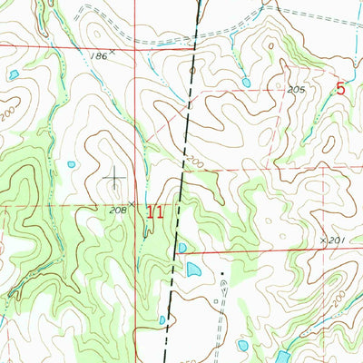 United States Geological Survey Dancy, AL-MS (1974, 24000-Scale) digital map