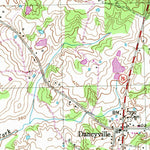 United States Geological Survey Dancyville, TN (1952, 24000-Scale) digital map