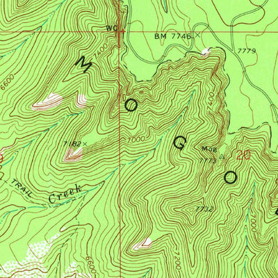 United States Geological Survey Dane Canyon, AZ (1972, 24000-Scale) digital map