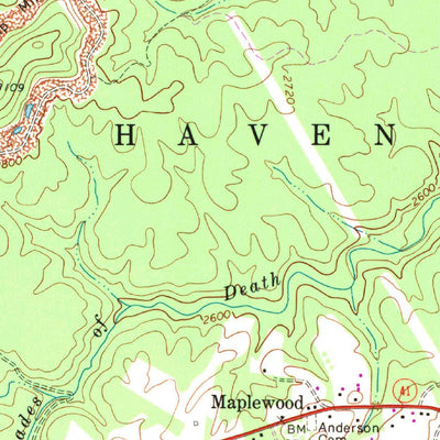 United States Geological Survey Danese, WV (1969, 24000-Scale) digital map