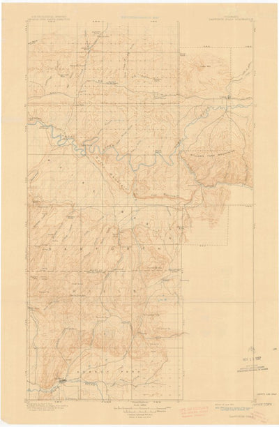 United States Geological Survey Danforth Hills, CO (1910, 125000-Scale) digital map