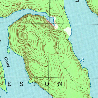 United States Geological Survey Danforth, ME (1988, 24000-Scale) digital map
