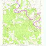 United States Geological Survey Daniels Chapel, TX-AR-OK (1951, 24000-Scale) digital map
