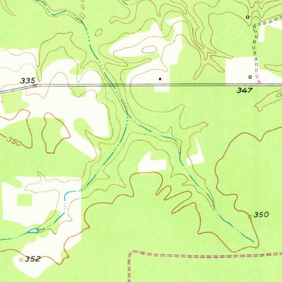 United States Geological Survey Daniels Chapel, TX-AR-OK (1951, 24000-Scale) digital map