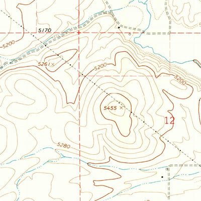 United States Geological Survey Daniels, ID (1968, 24000-Scale) digital map