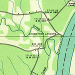 United States Geological Survey Daniels Landing, TN (1936, 24000-Scale) digital map