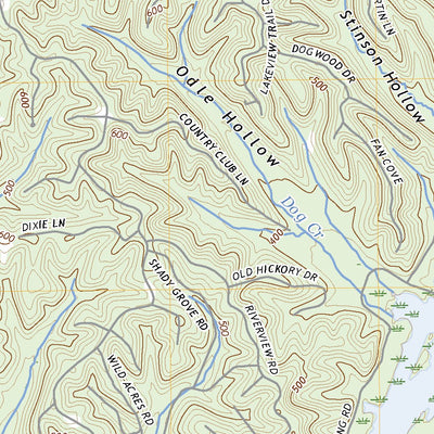 United States Geological Survey Daniels Landing, TN (2022, 24000-Scale) digital map
