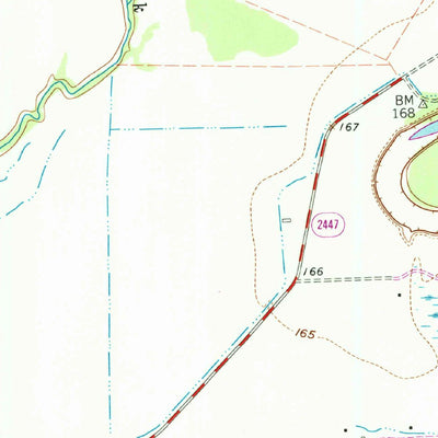 United States Geological Survey Daniels, TX (1961, 24000-Scale) digital map