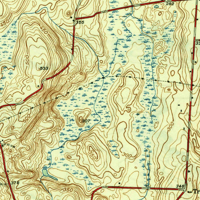 United States Geological Survey Danielson, CT (1946, 31680-Scale) digital map