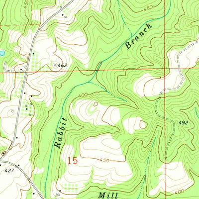 United States Geological Survey Danielsville, AL (1971, 24000-Scale) digital map