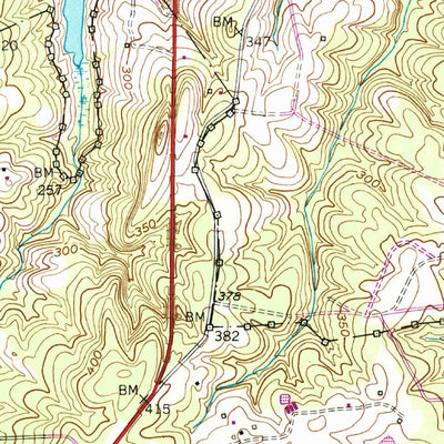 United States Geological Survey Danieltown, VA (1951, 24000-Scale) digital map