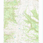 United States Geological Survey Danish Knoll, UT (1966, 24000-Scale) digital map