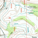 United States Geological Survey Danish Knoll, UT (2001, 24000-Scale) digital map
