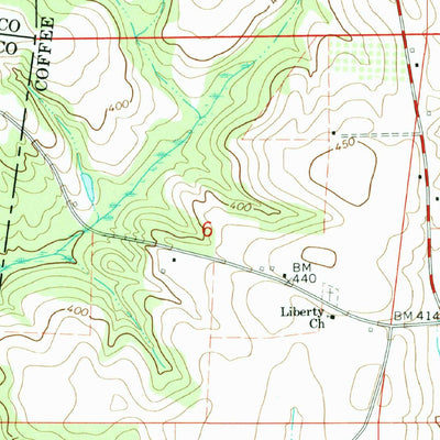 United States Geological Survey Danleys Crossroads, AL (1968, 24000-Scale) digital map