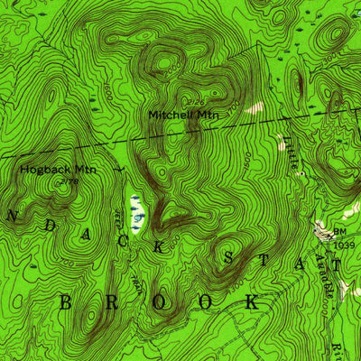 United States Geological Survey Dannemora, NY (1956, 62500-Scale) digital map