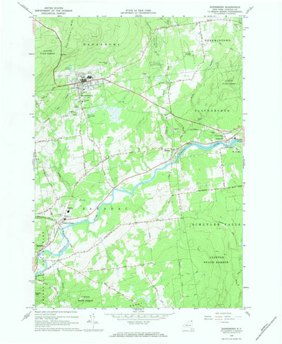 United States Geological Survey Dannemora, NY (1966, 24000-Scale) digital map