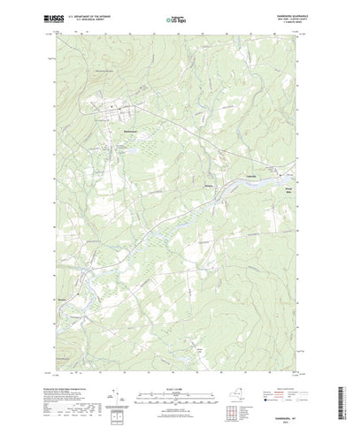 United States Geological Survey Dannemora, NY (2023, 24000-Scale) digital map