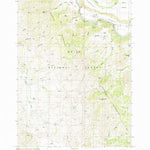 United States Geological Survey Danskin Peak, ID (1990, 24000-Scale) digital map