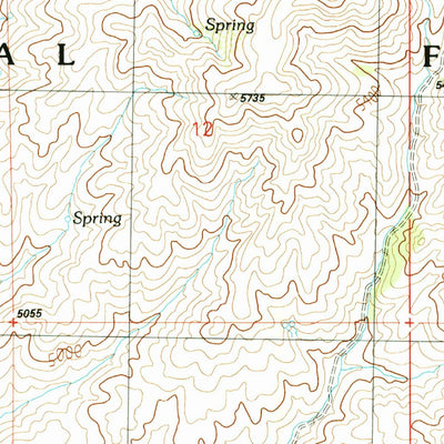 United States Geological Survey Danskin Peak, ID (1990, 24000-Scale) digital map