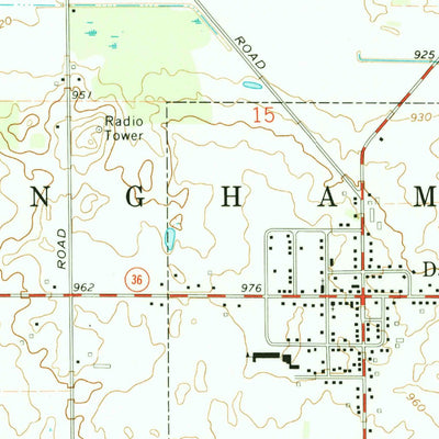United States Geological Survey Dansville, MI (1970, 24000-Scale) digital map
