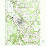 United States Geological Survey Dansville, NY (1942, 24000-Scale) digital map