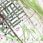United States Geological Survey Dansville, NY (1942, 24000-Scale) digital map