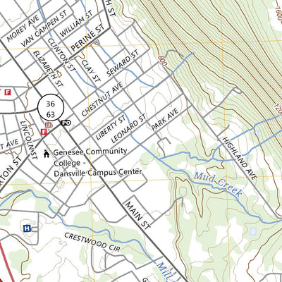 United States Geological Survey Dansville, NY (2023, 24000-Scale) digital map
