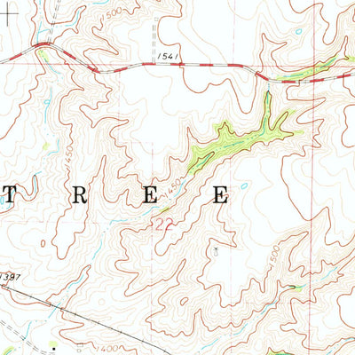 United States Geological Survey Dante, SD (1972, 24000-Scale) digital map