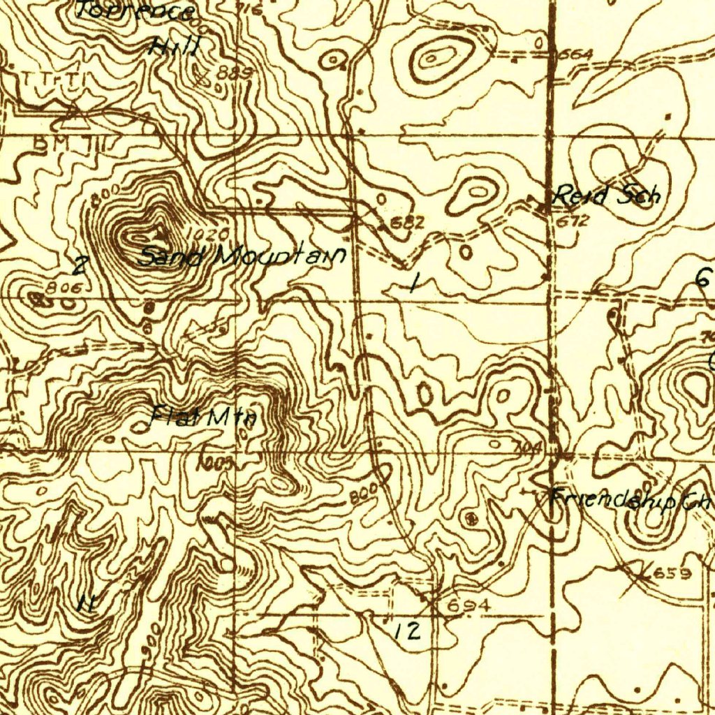 Danville, AL (1935, 48000Scale) Map by United States Geological Survey