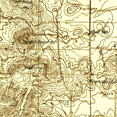 United States Geological Survey Danville, AL (1935, 48000-Scale) digital map