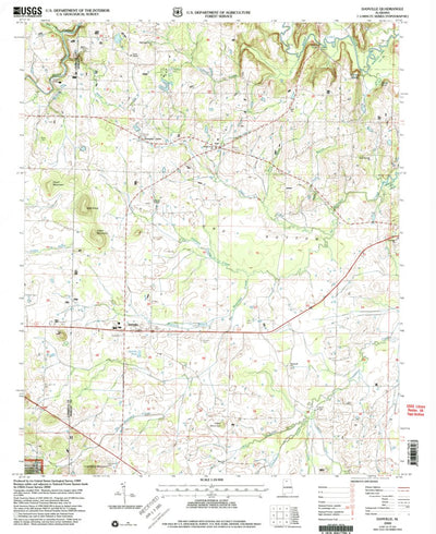 United States Geological Survey Danville, AL (2000, 24000-Scale) digital map