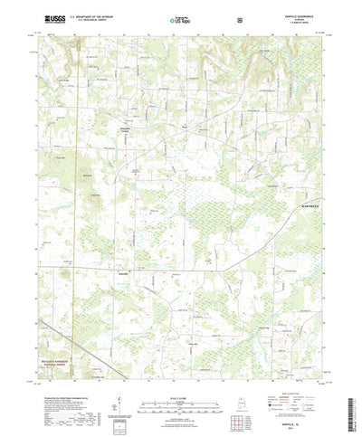 United States Geological Survey Danville, AL (2021, 24000-Scale) digital map