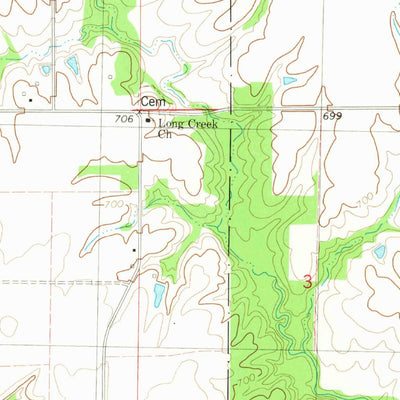 United States Geological Survey Danville, IA (1981, 24000-Scale) digital map