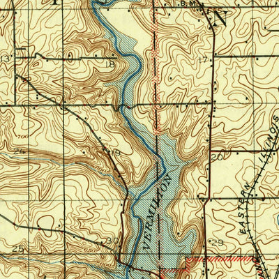 United States Geological Survey Danville, IL-IN (1900, 62500-Scale) digital map