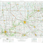 United States Geological Survey Danville, IL-IN (1953, 250000-Scale) digital map