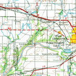 United States Geological Survey Danville, IL-IN (1953, 250000-Scale) digital map