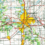 United States Geological Survey Danville, IL-IN (1953, 250000-Scale) digital map