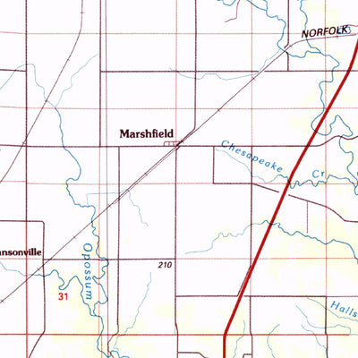United States Geological Survey Danville, IL-IN (1984, 100000-Scale) digital map