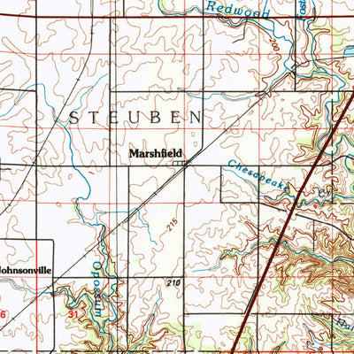 United States Geological Survey Danville, IL-IN (1987, 100000-Scale) digital map