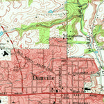United States Geological Survey Danville, IN (1970, 24000-Scale) digital map