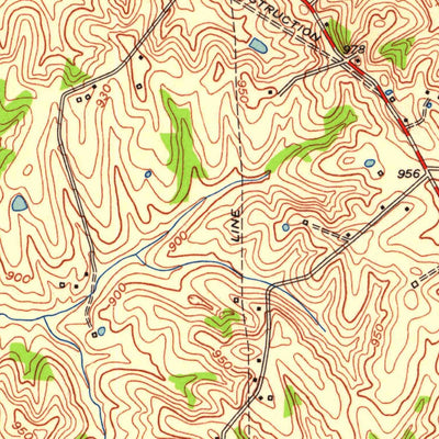 United States Geological Survey Danville, KY (1952, 24000-Scale) digital map