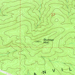 United States Geological Survey Danville Mountain, AR (1972, 24000-Scale) digital map