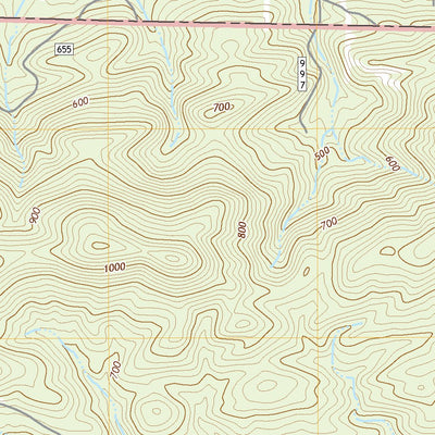 United States Geological Survey Danville Mountain, AR (2020, 24000-Scale) digital map